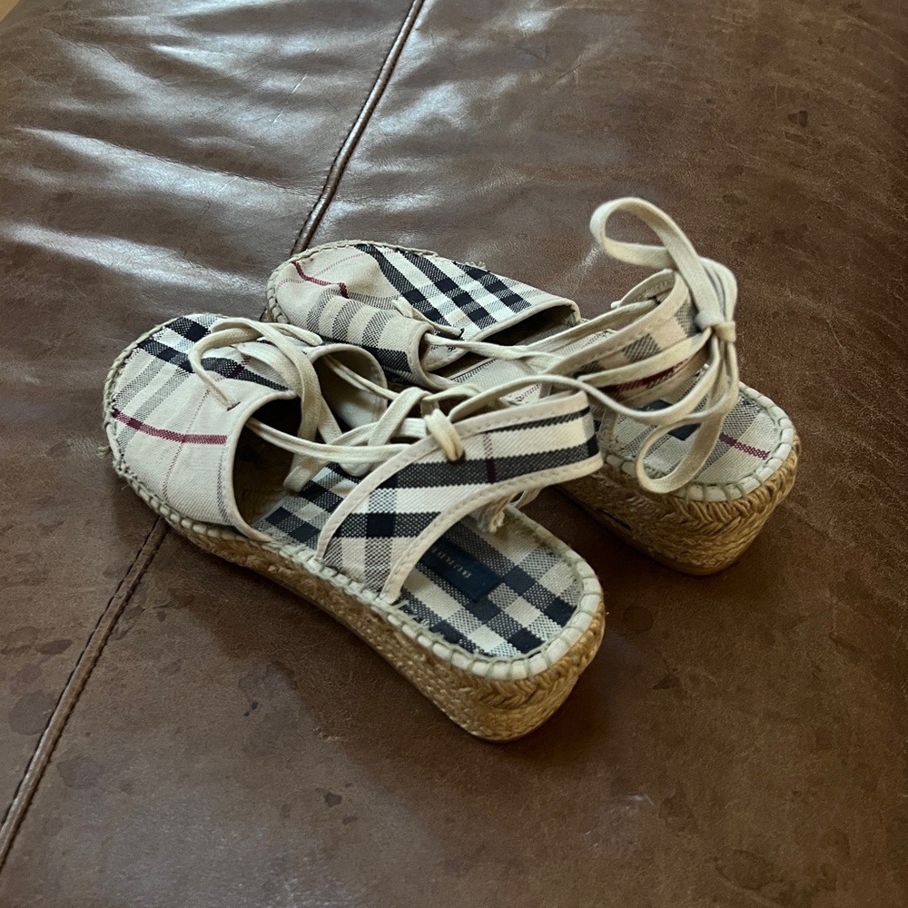 Burberry strappy sandals